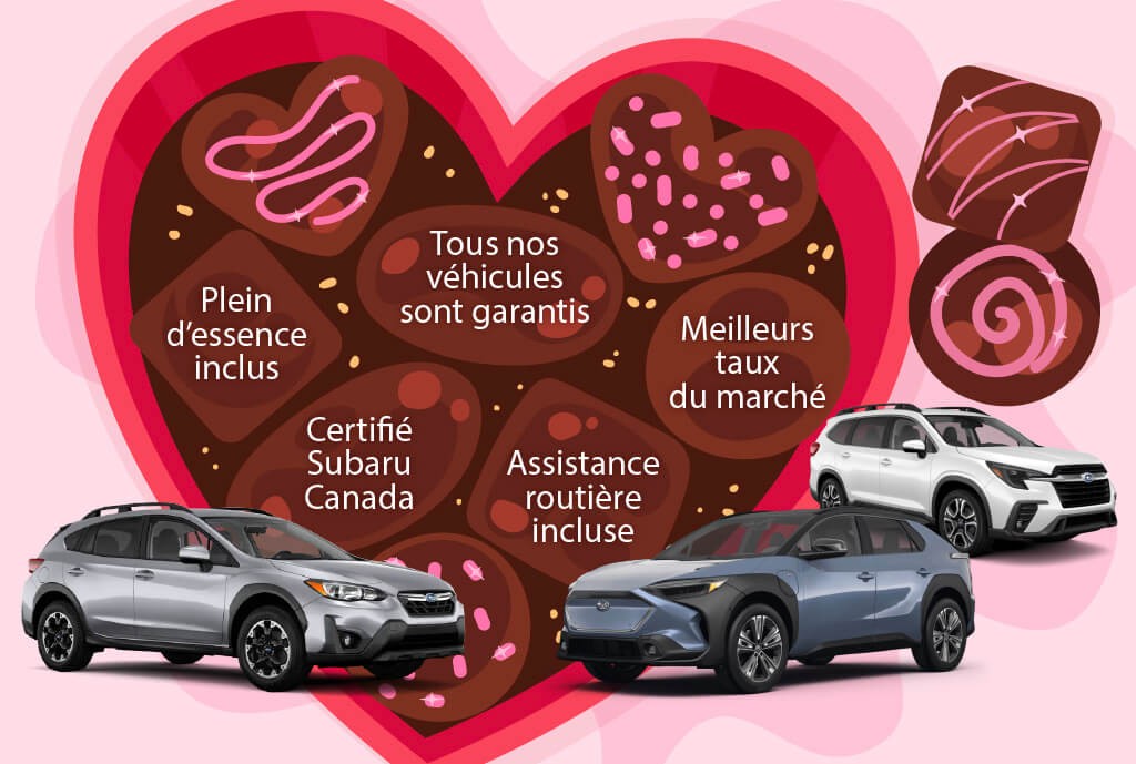 avec une Subaru d'occasion!