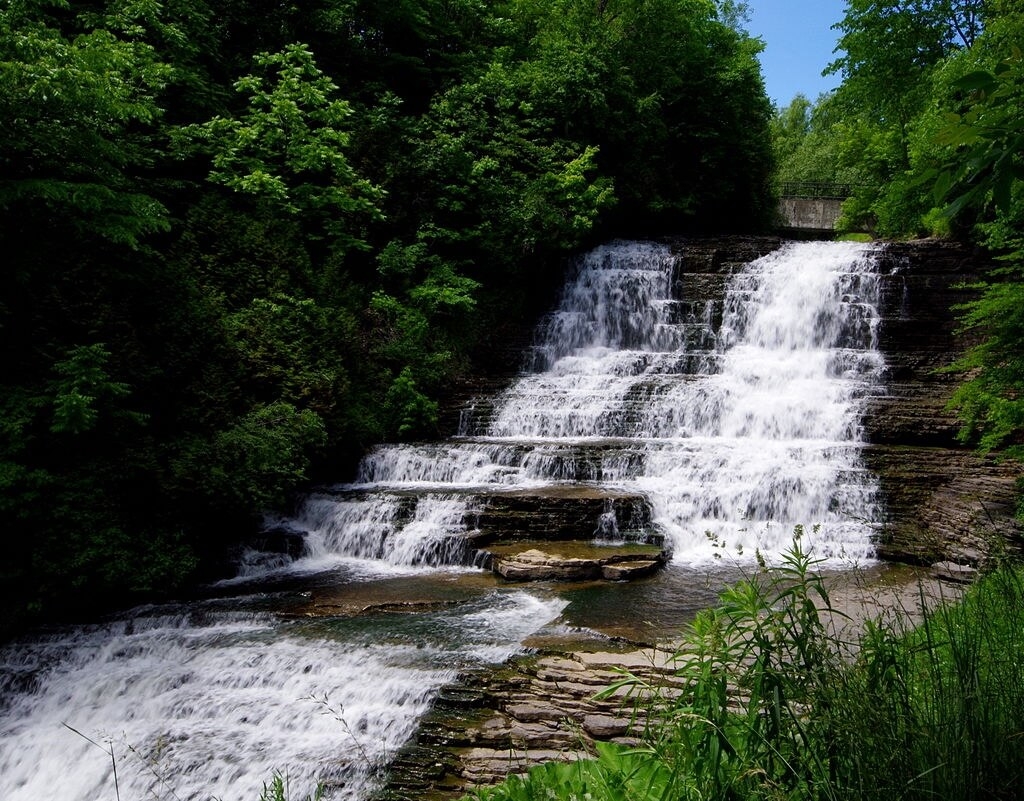 Sentier de la chute des Cascades du parc de la Rivière-Beauport